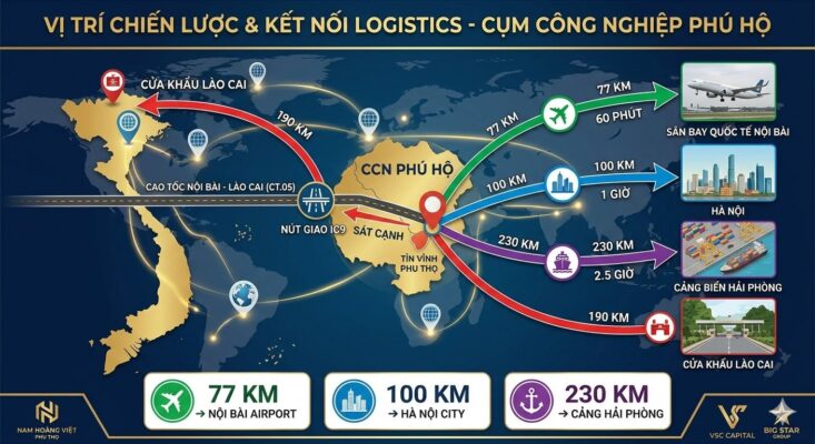 vị trí kết nối cụm công nghiệp phú hộ phú thọ